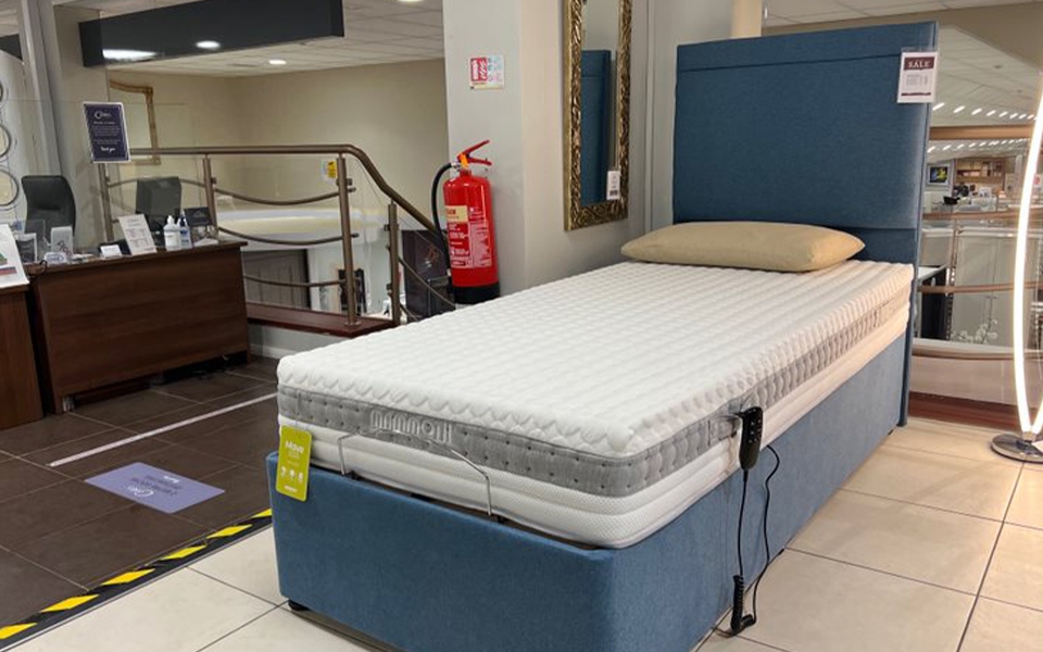 Move Adjustable 90cm Bed
W:90cm D:210cm H138cm (with Headboard)
Was £3,305 Now £1,975